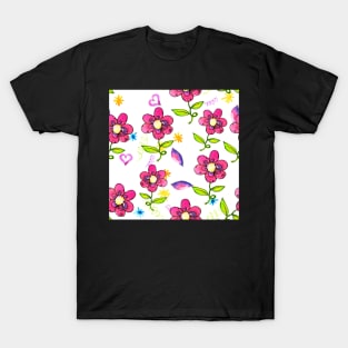 flowery T-Shirt